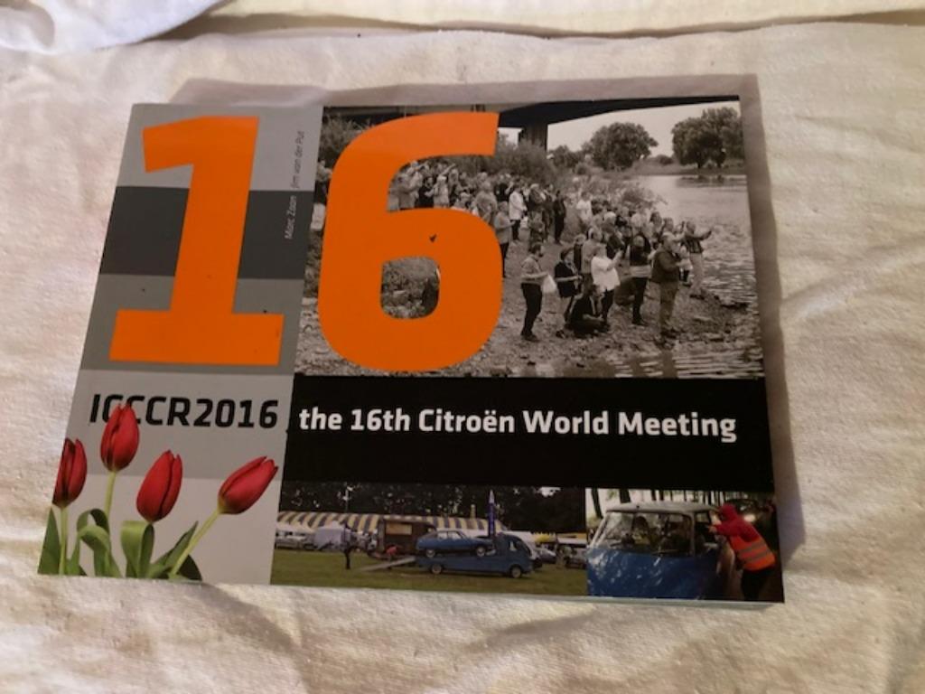 Boek 16e Internationaal Citroën event - Nederland, Livres, Autos | Livres, Enlèvement ou Envoi, Comme neuf, Citroën
