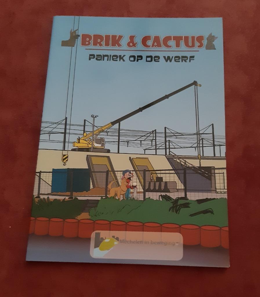 stripverhaal Mechelen Brik & Cactus - Paniek op de werf, Eén stripboek, Nieuw, Ophalen of Verzenden, Julien Janssen