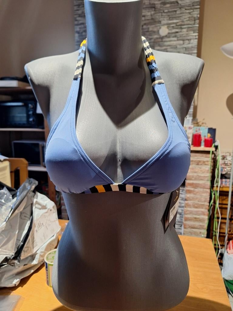 Wannabee,bikinitopje,maat 36, Blauw, Ophalen of Verzenden, Bikini, Wannabee