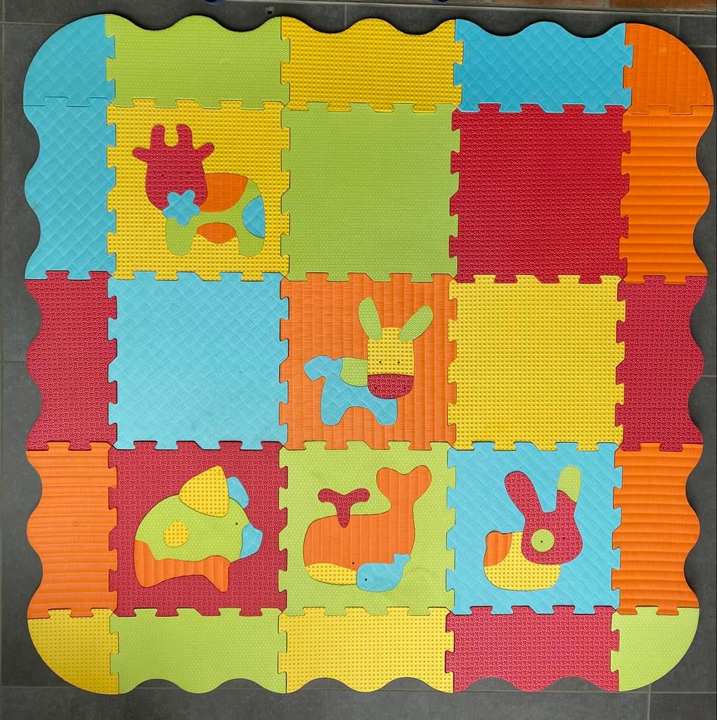 Foam speelmat 122x122, Kinderen en Baby's, Ophalen, Zo goed als nieuw
