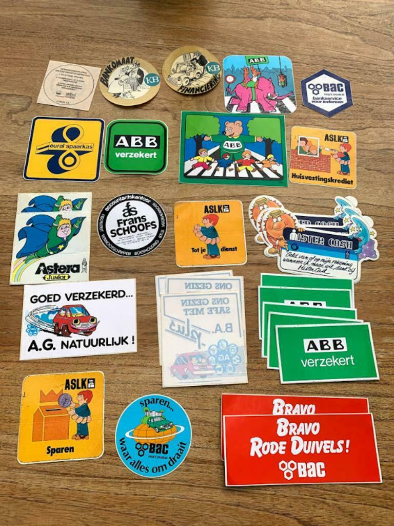 Banken en Verzekeringen stickers, Enlèvement ou Envoi, Comme neuf, Société ou Association