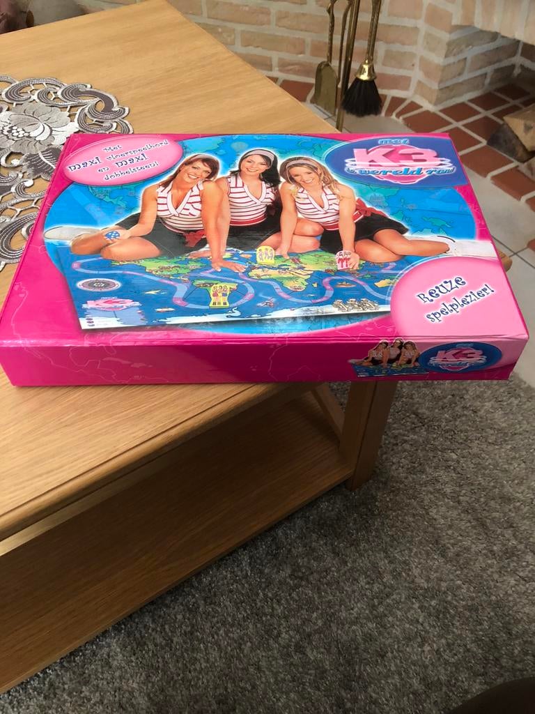 Met K3 de wereld rond (spel originele K3), Ophalen, Nieuw