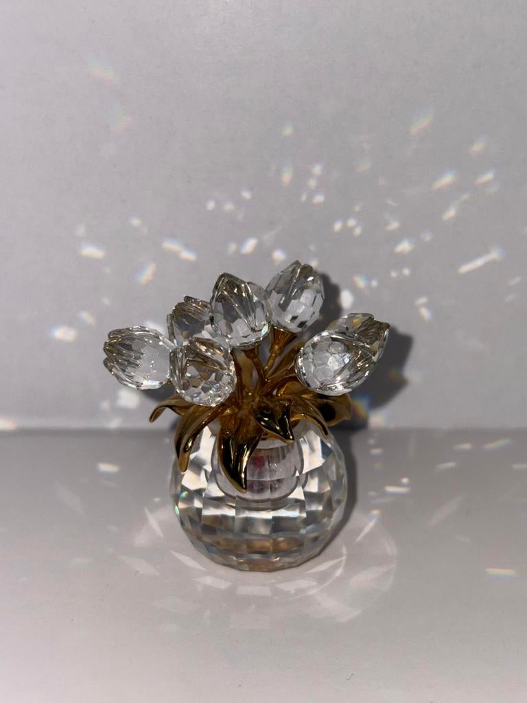 Swarovski Figurine 210824 Flowers Tulips 5cm., Collections, Swarovski, Enlèvement, Comme neuf, Figurine