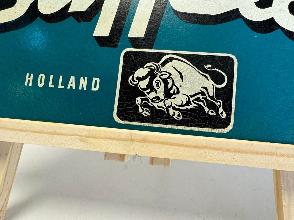 Buffalo banden oud reclamebordje, Verzamelen, Ophalen of Verzenden, Gebruikt, Reclamebord