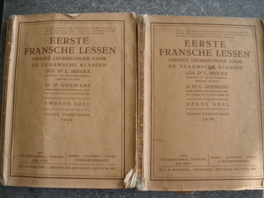 2 livrets « Premières leçons de français » 1931, Enlèvement ou Envoi