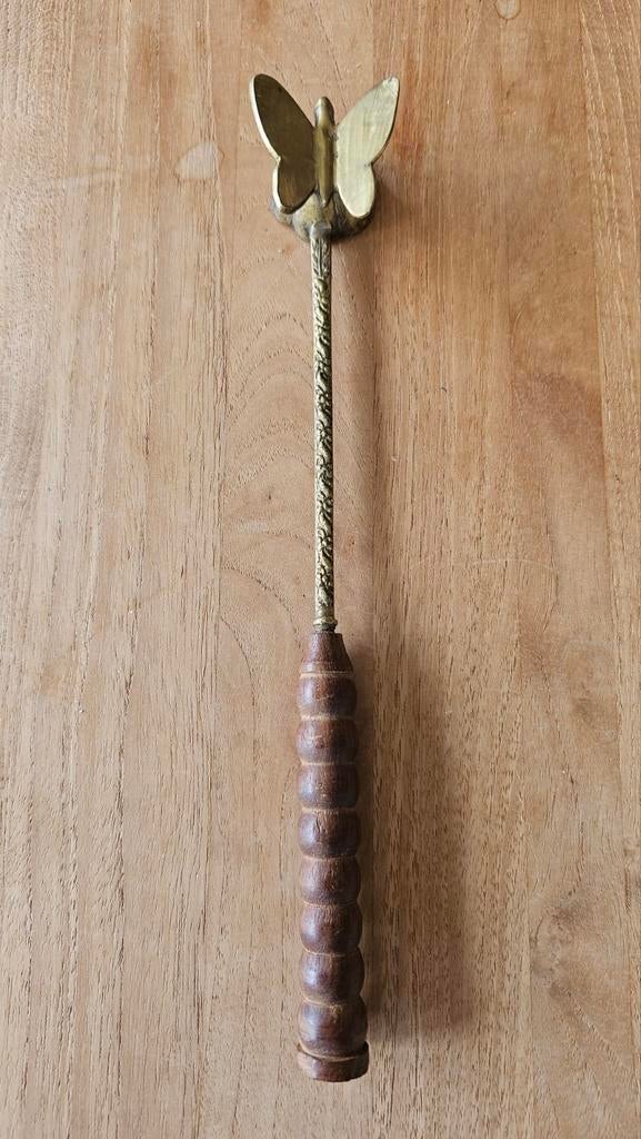 Vintage kaarsendover vlinder, Ophalen of Verzenden
