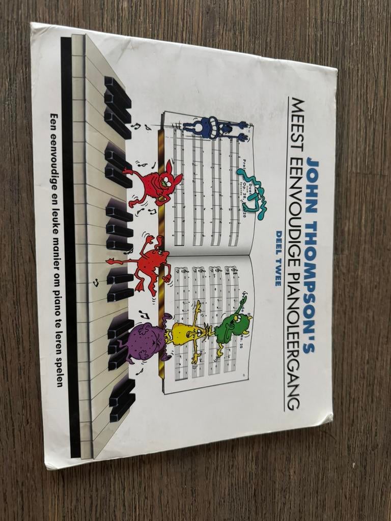 Piano boek, Boeken, Muziek, Ophalen, Gelezen, Instrument