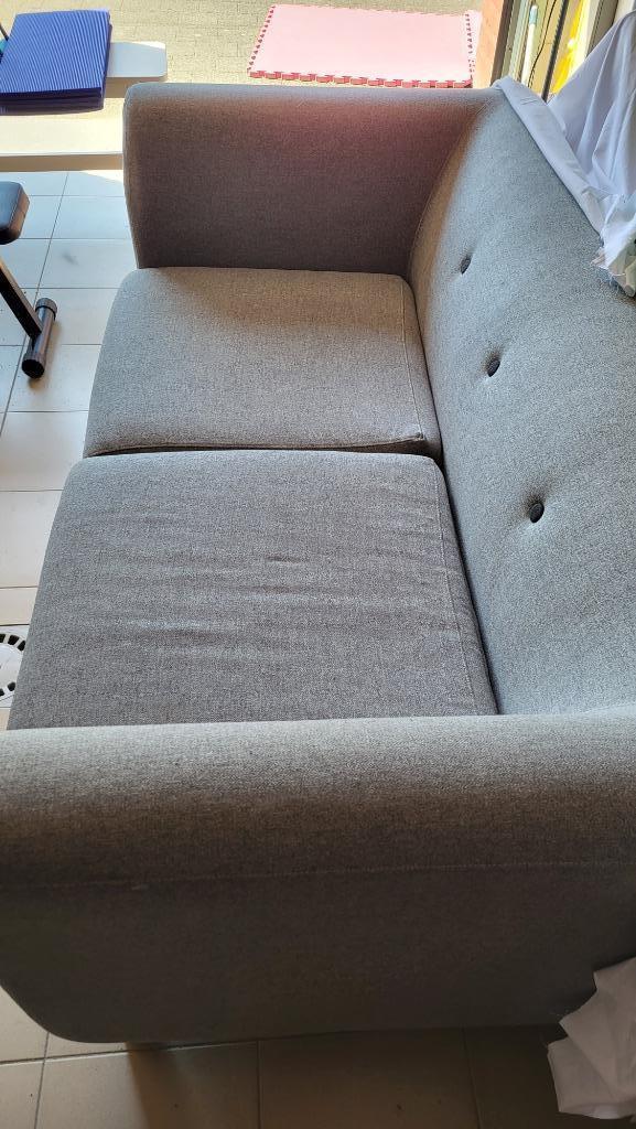 Sofa lichtblauw van Sofacompany Antwerpen, 150 à 200 cm, Enlèvement, Utilisé, Tissus