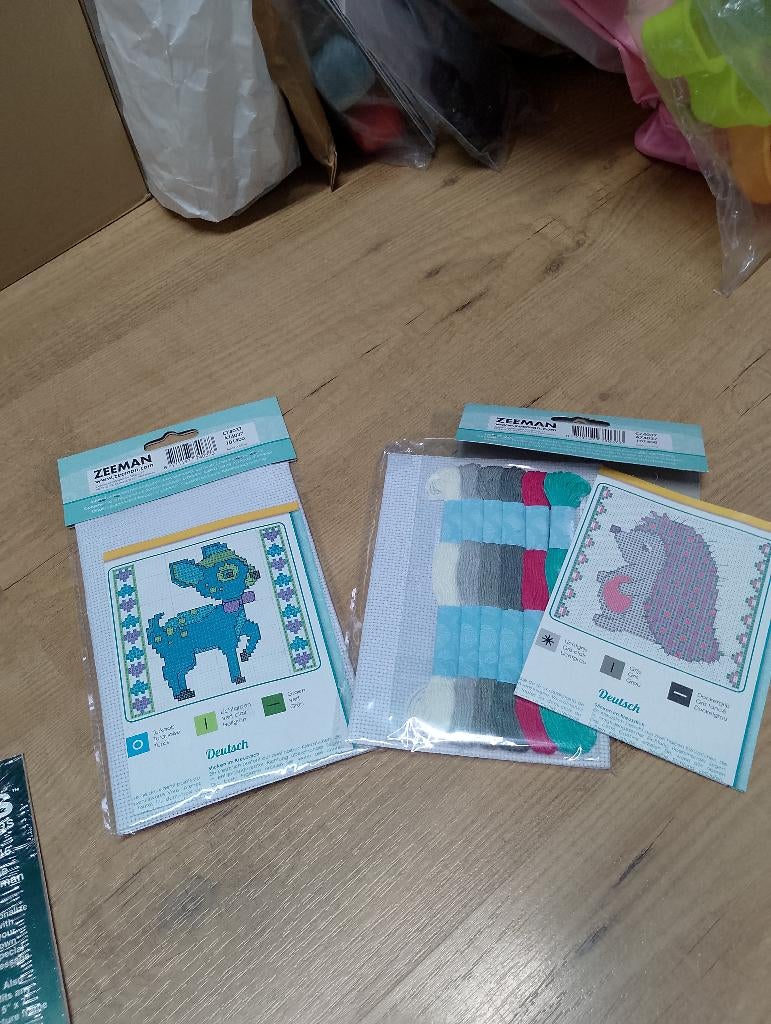 borduurpakjes zeeman, Hobby en Vrije tijd, Ophalen, Nieuw, Handborduren, Borduurpakket