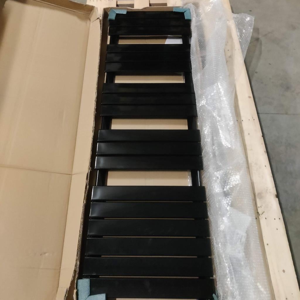 Nieuw Handdoek Radiator Radson Muna - zwart 1655 x 500mm, Ophalen, Radiator, Nieuw, Minder dan 60 cm