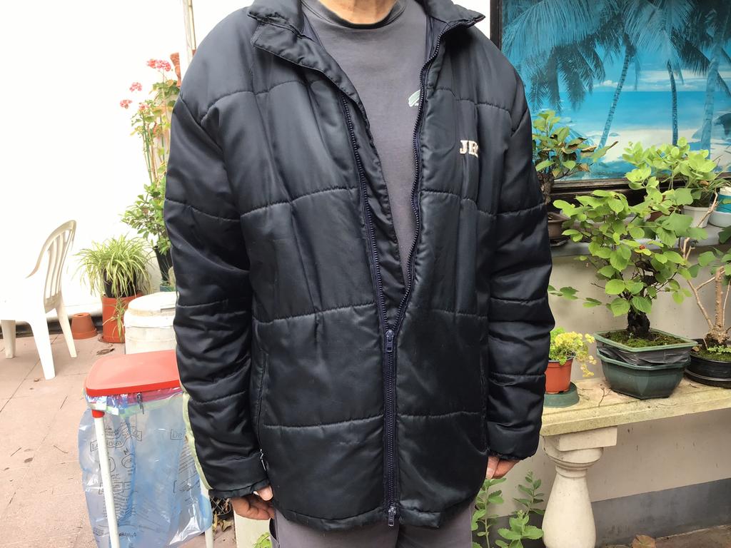 Veste polyester pour homme T 48 -50, Enlèvement ou Envoi, Porté, Bleu