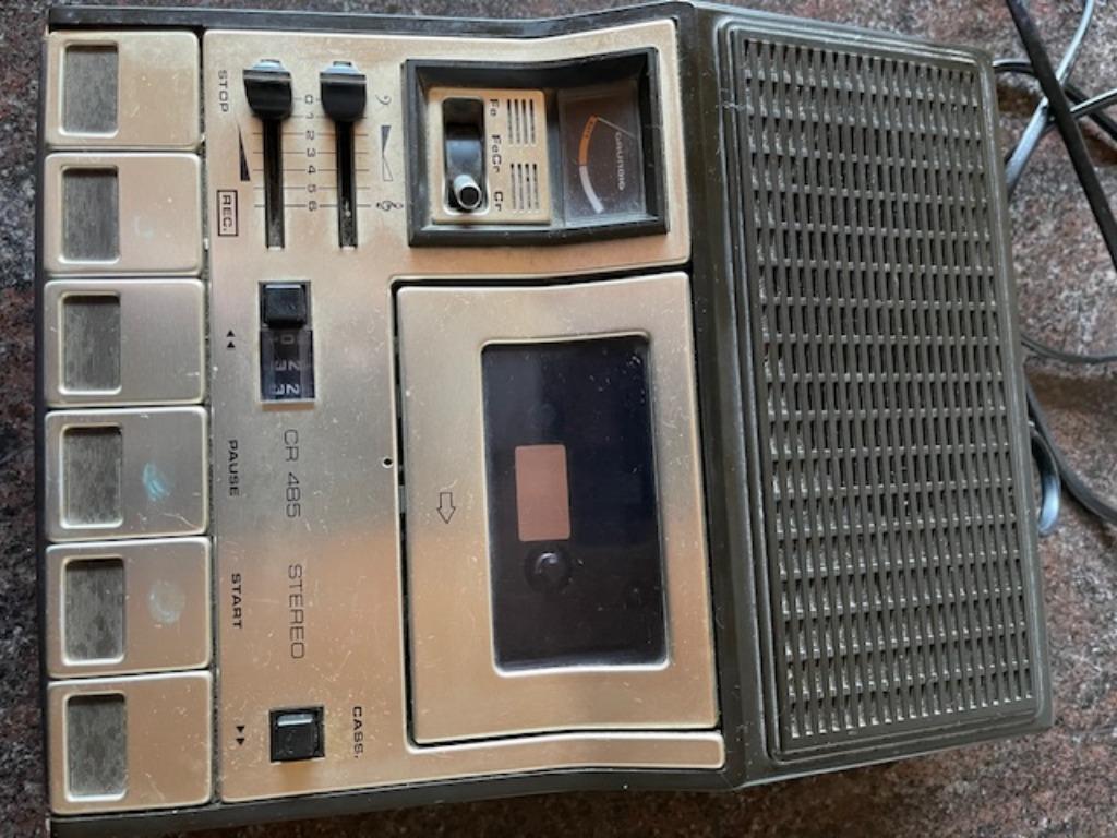 vintage cassettespeler, Ophalen, Audio en Video