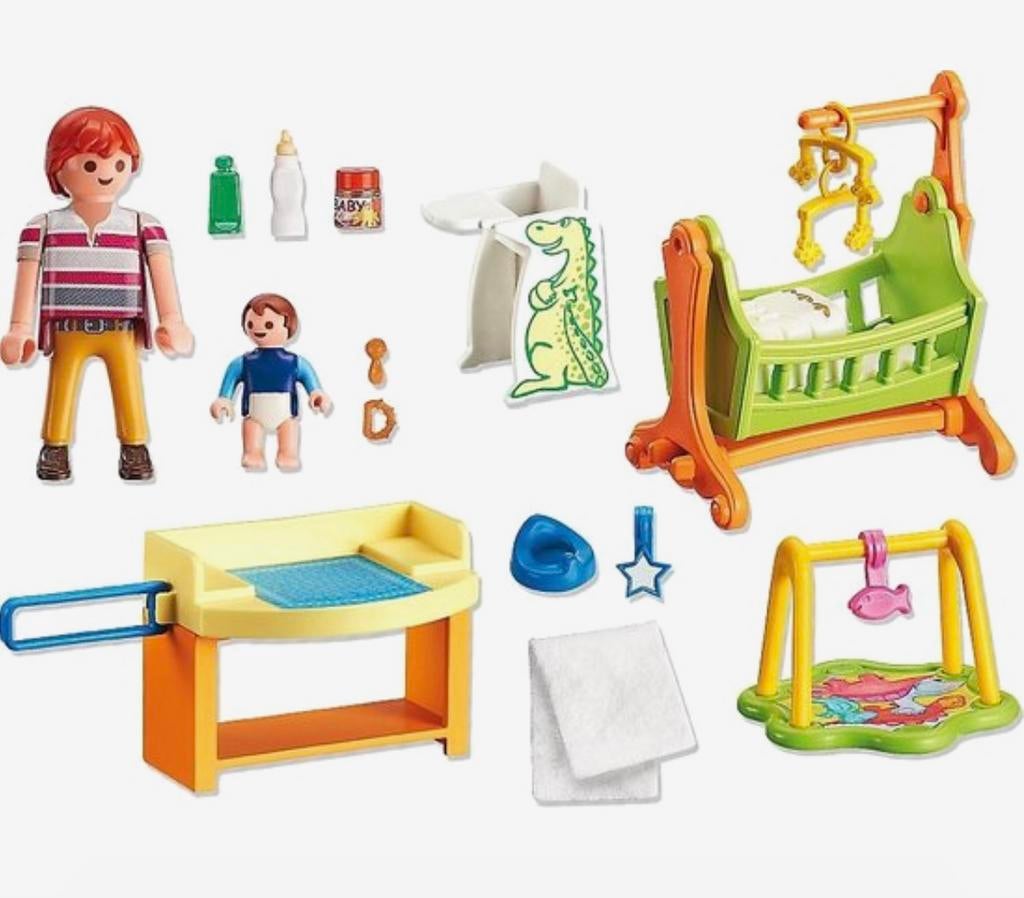 Chambre bébé Playmobil avec berceau 5304, Enfants & Bébés, Jouets | Playmobil, Comme neuf, Enlèvement ou Envoi