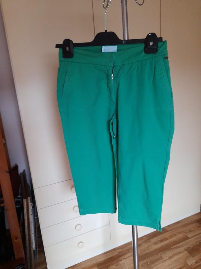 Pantalon 3/4 vert. Pas de services de messagerie ni d'escroq, Trois-quarts, Mexx, Enlèvement ou Envoi, Taille 36 (S)