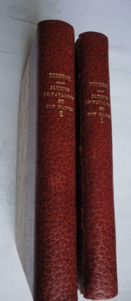 1929 jacques le fataliste et son maître. 2 tomes diderot, Ophalen of Verzenden, Zo goed als nieuw