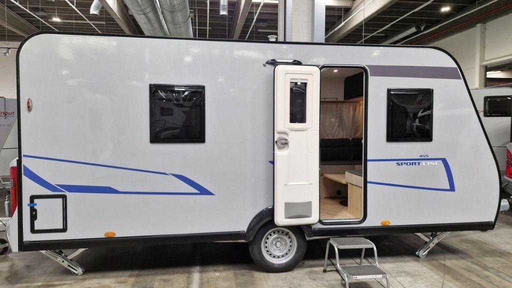 CARAVELAIR 455 SPORTLINE, Roue de secours, Caravelair, Coin salon convertible, Entreprise