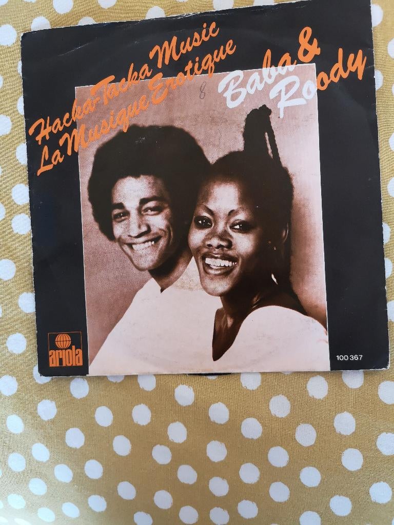 45T BABA&RODY HACKA TACKA MUSIC (post gratuit), Enlèvement ou Envoi, Single, Utilisé, Pop