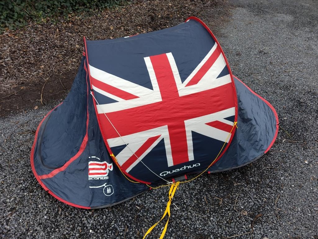 Pop-up tent 2 seconds decathlon, Ophalen, Gebruikt, Tot en met 2
