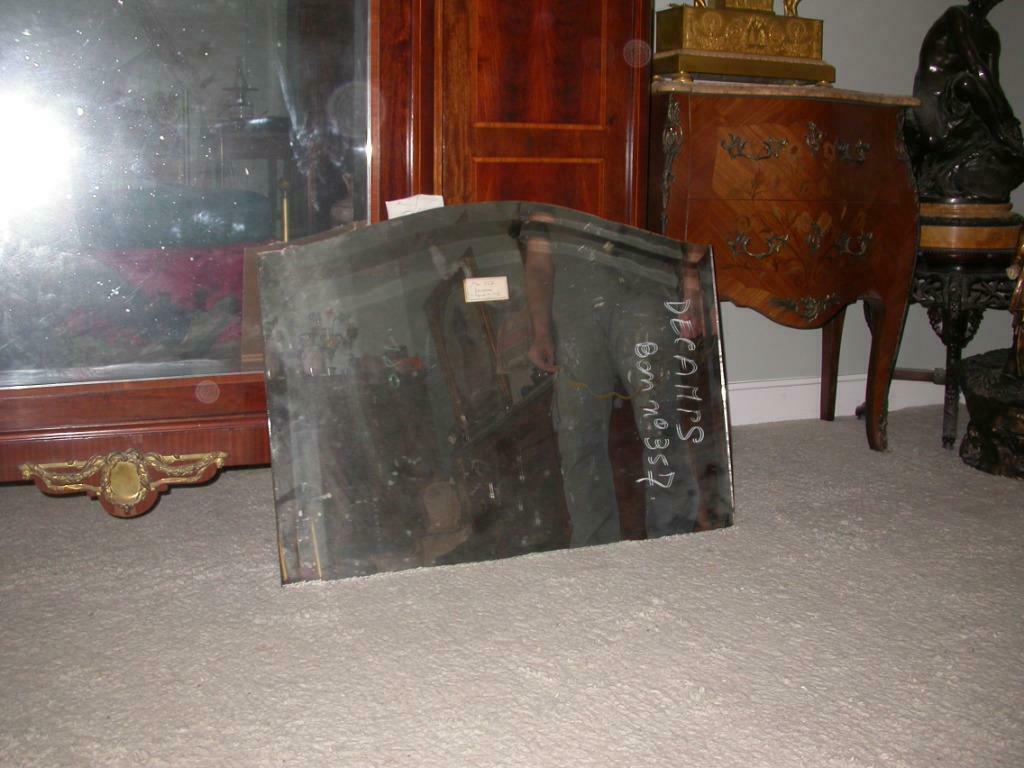 Miroir biseauté ancien, Moins de 100 cm, Enlèvement, Utilisé, 75 à 100 cm