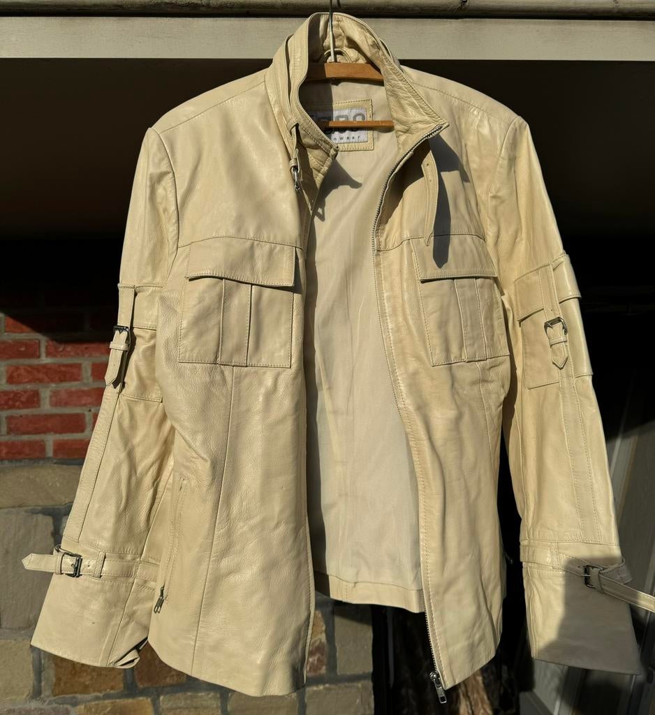 Veste en cuir pour femme Isaco fashion wear, Enlèvement ou Envoi, Comme neuf, Taille 46/48 (XL) ou plus grande