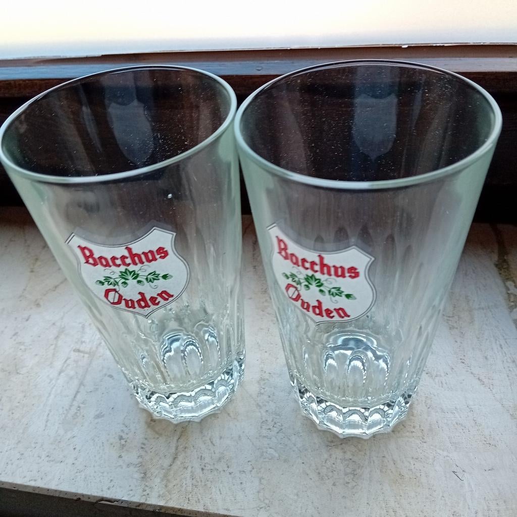 2 verres Bacchus dorés, Collections, Enlèvement ou Envoi, Comme neuf