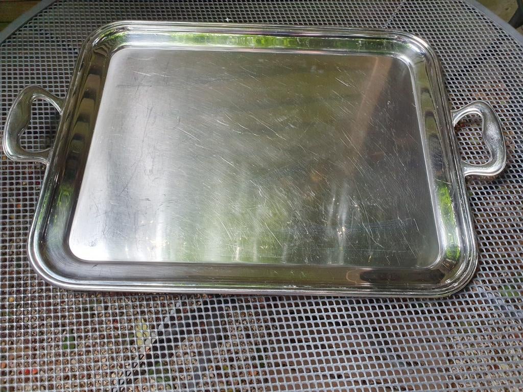 Alessi XL dienblad.60cm op 47cm.Ufficio Tecnico.1976, Ophalen of Verzenden