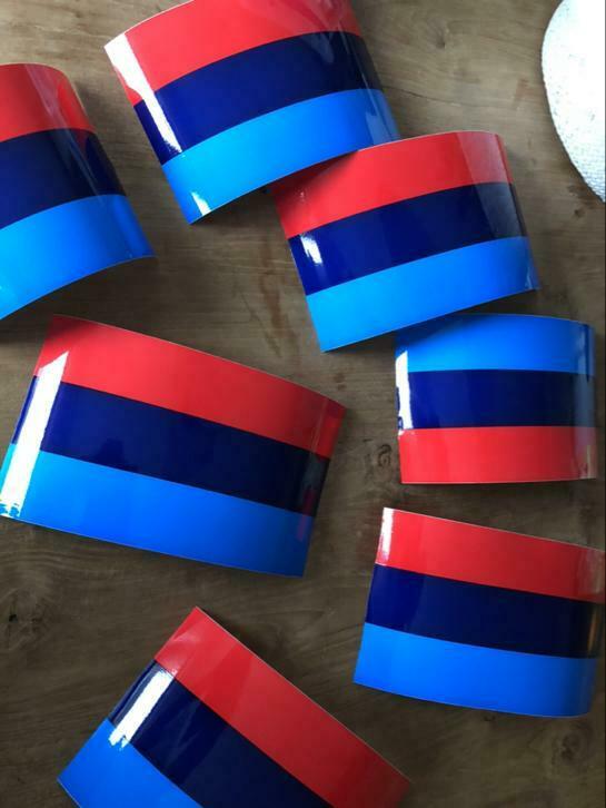 Bmw 1m m2 m3 m4 m5 mstripes., Ophalen, Nieuw, BMW