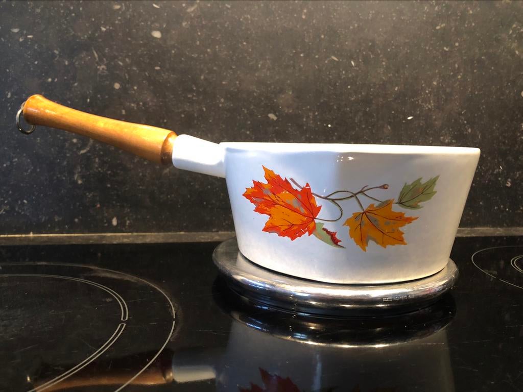 vintage retro steelpan gietijzer emaille FE, Ophalen of Verzenden, Huis en Inrichting