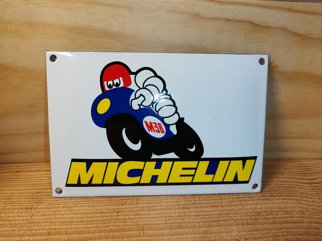 Plaque émaillée Michelin, Enlèvement ou Envoi, Comme neuf, ForTwo
