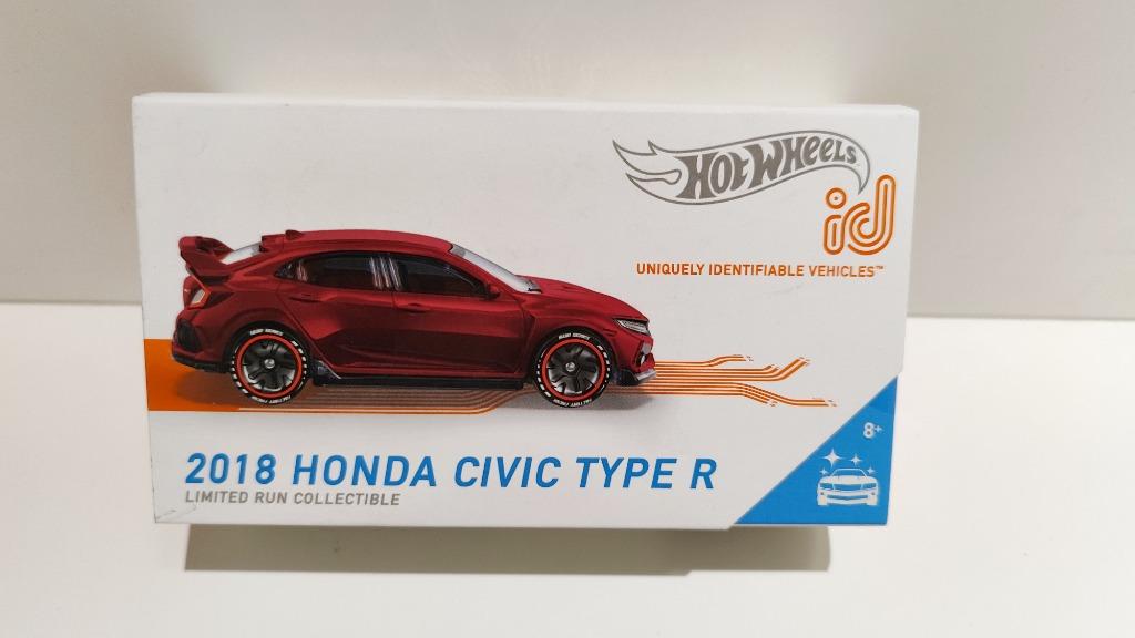 Hot Wheels ID 2018 Honda Civic Type R Candy Red, Enlèvement ou Envoi