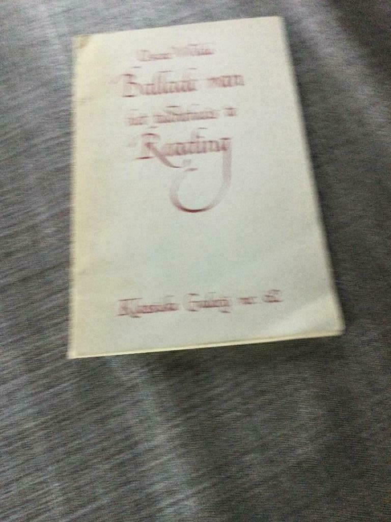Ballade van het tuchthuis te Reading, Boeken, Ophalen of Verzenden, Gelezen, Oscar Wilde