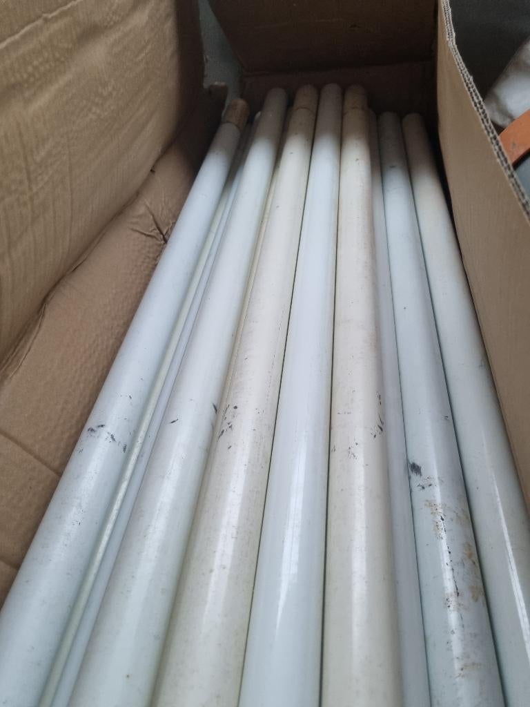 20 witte "A" buizen partytent diameter 38mm, Ophalen, Gebruikt, Partytent, 2 meter of meer