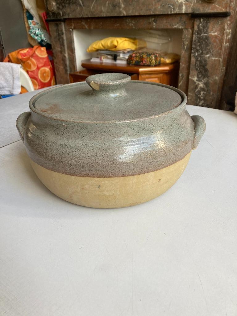 Casserole en grès, Huis en Inrichting, Keuken | Servies, Ophalen, Gebruikt, Aardewerk