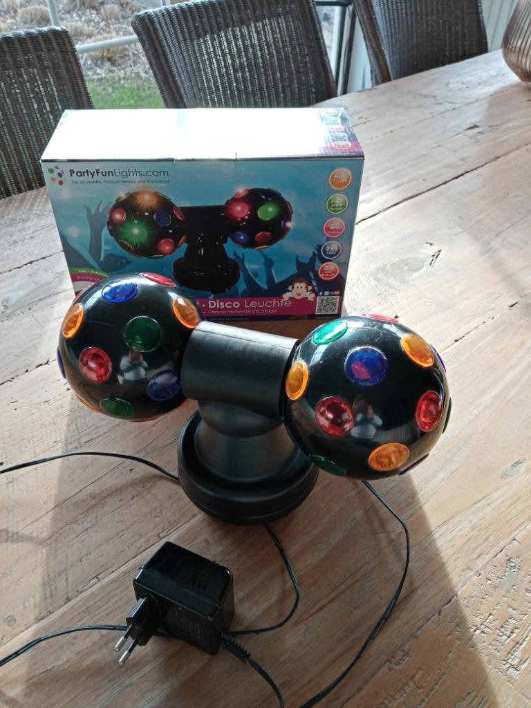 Discobal licht draaiend, Muziek en Instrumenten, Ophalen, Zo goed als nieuw, Licht, Kleur