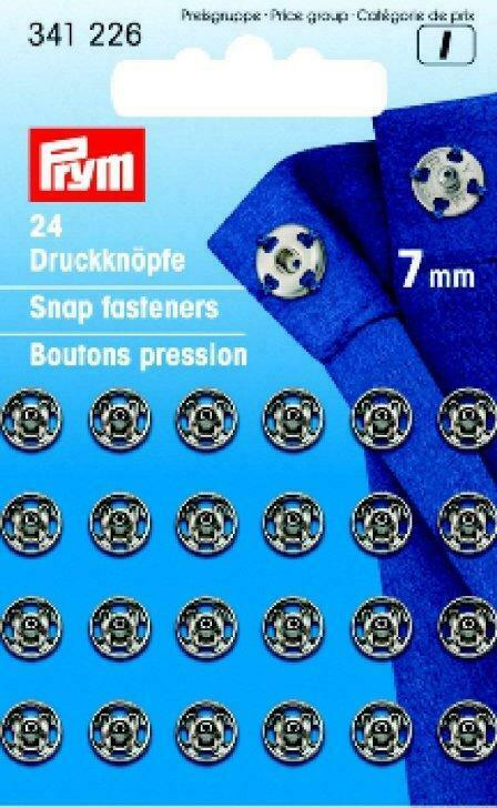 24 naaidrukkers 7 mm roestvrij messing 341226, Hobby en Vrije tijd, Naaien en Fournituren, Ophalen of Verzenden, Nieuw