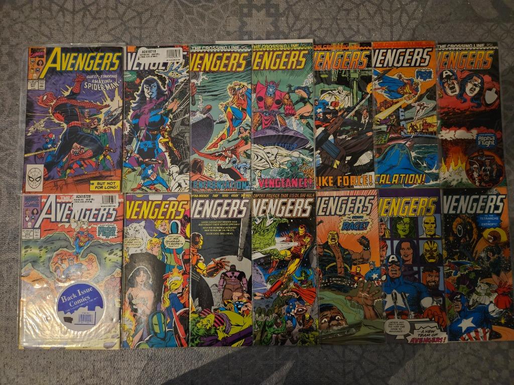the Avengers (vol.1) #317-330 (1990), Boeken, Complete serie of reeks, Ophalen of Verzenden, Gelezen