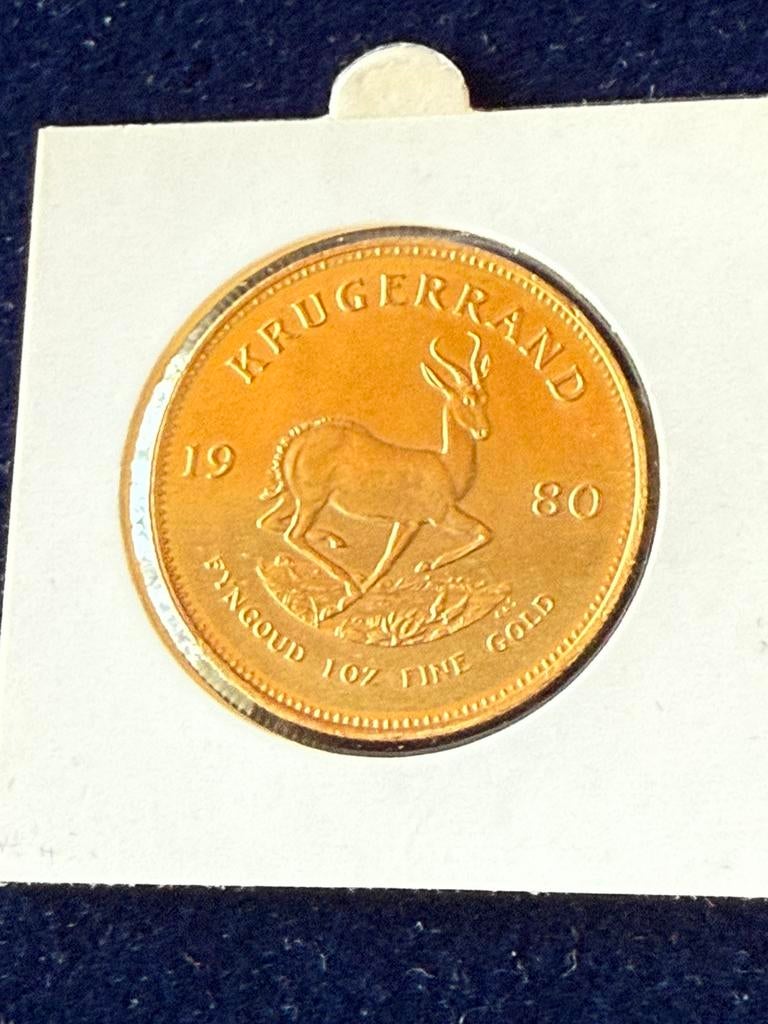 Gouden Krugerrand 1980, Ophalen of Verzenden, Goud