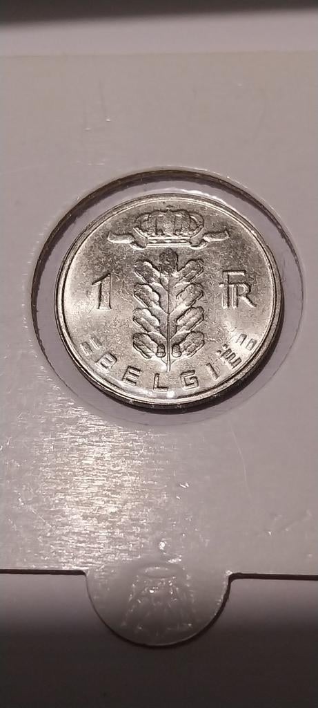 1 frank 1988 vlaams heel mooi muntje, Postzegels en Munten, Munten | België, Ophalen of Verzenden, Metaal, Losse munt