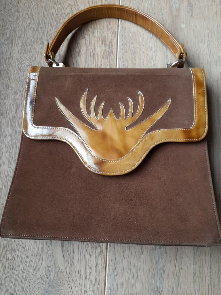 Retro handtas uit 1946, Antiek en Kunst, Ophalen