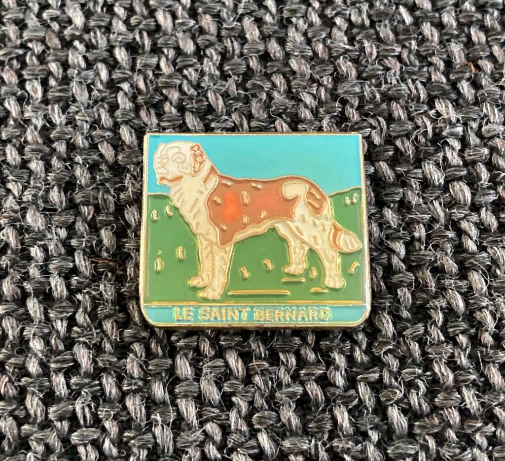 PIN - HOND - CHIEN - DOG - LE SAINT BERNARD, Envoi, Utilisé, Animal et Nature, Insigne ou Pin's