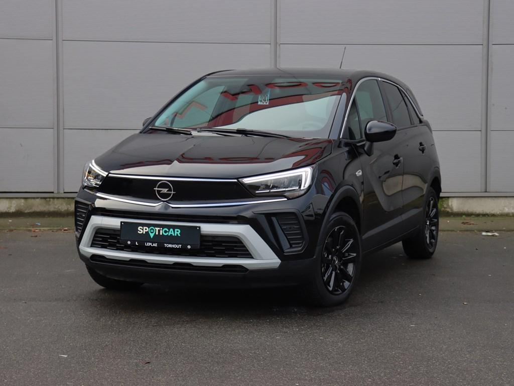 Opel Crossland ELEGANCE 1.2T |AT6|KEYLESS|ECC|CAMERA+SENSOR, Auto's, Opel, Automaat, Zwart, 130 pk, 96 kW