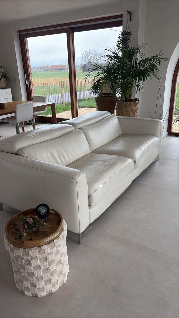 Natuzzi lederen relaxsalon, Enlèvement, Comme neuf, Quatre personnes ou plus