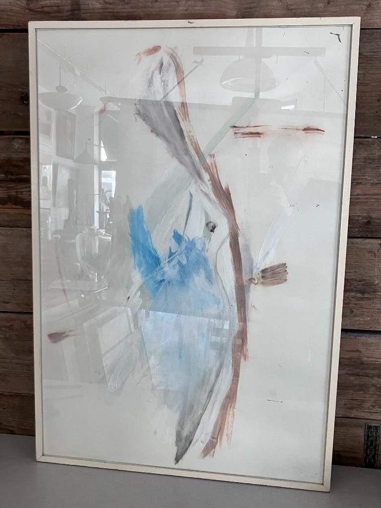 acryl op papier Kris Fierens (1957), Antiek en Kunst, Ophalen of Verzenden