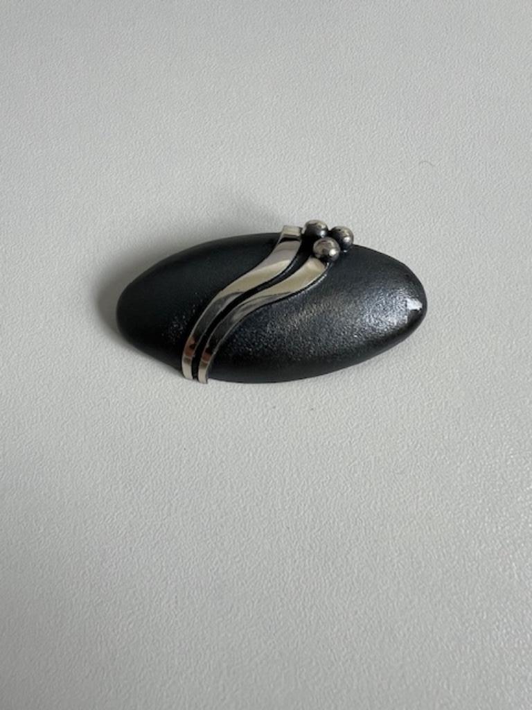 Broche en argent, Bijoux, Sacs & Beauté, Broches, Neuf, Enlèvement ou Envoi, Moins de 4 cm, Argent