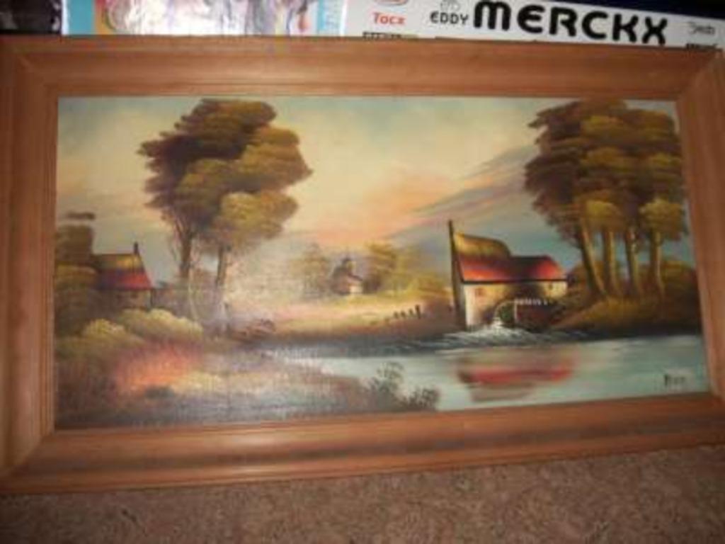 peinture de paysage ancienne, Enlèvement ou Envoi