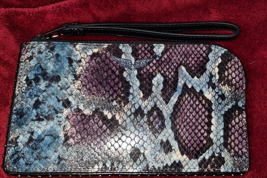 Zadig&voltaire nieuwe leren wallet of telefoonhoesje python, Ophalen of Verzenden, Nieuw