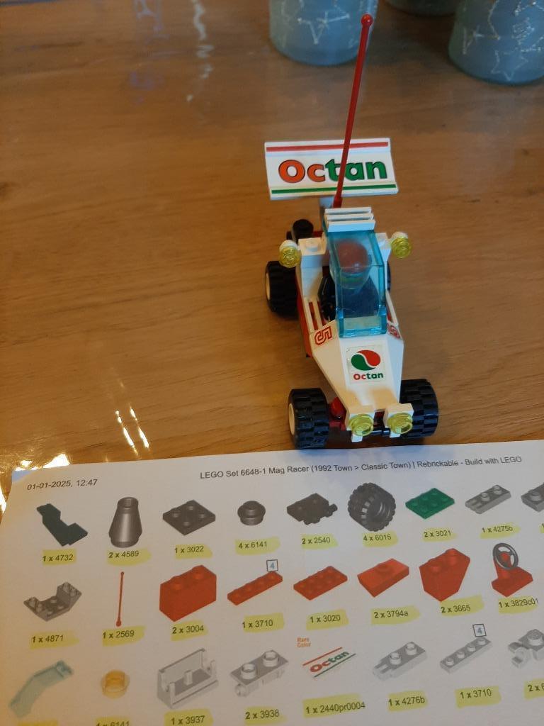 Set Lego 6648 Mag Racer, Enlèvement ou Envoi, Utilisé, Ensemble complet, Lego