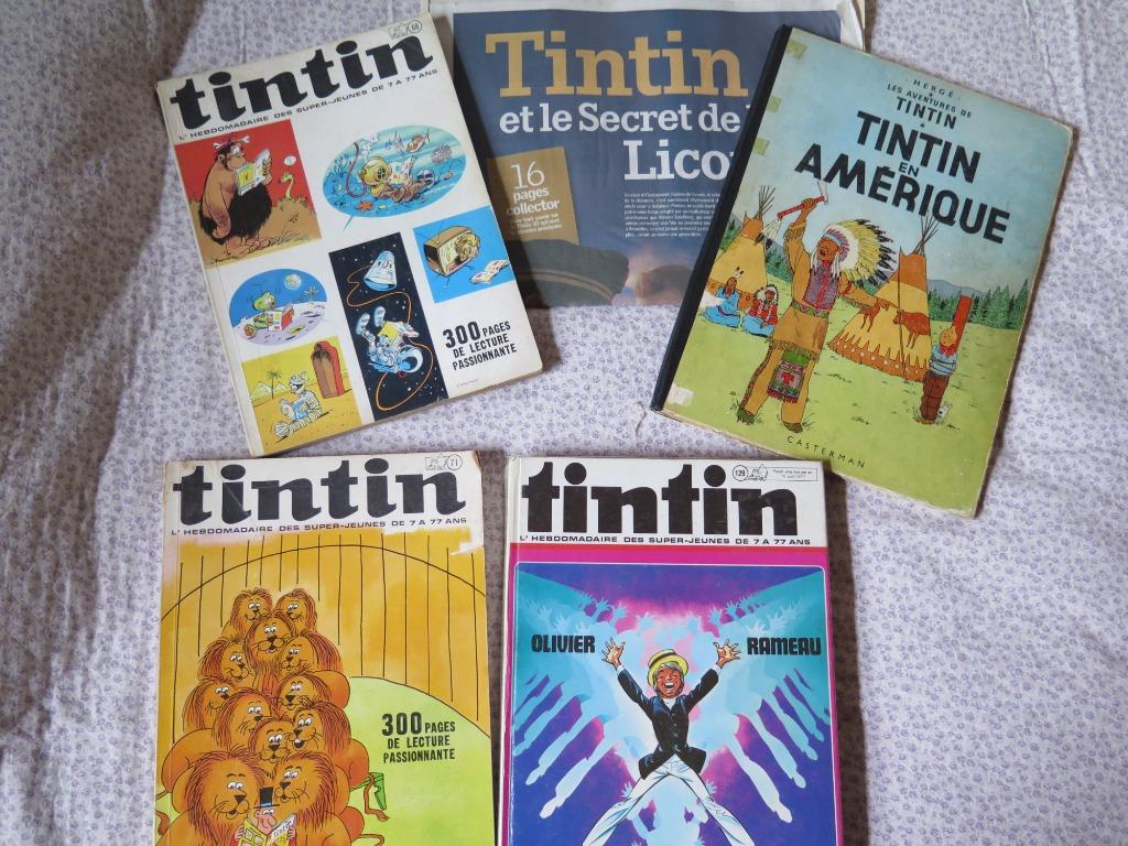 Tintin, Livres, Plusieurs BD, Enlèvement ou Envoi, Utilisé, Hergé