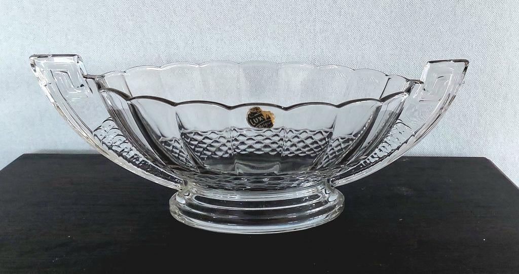 Luxval (val St Lambert) Art- Deco jardiniere " Romeo", Ophalen of Verzenden
