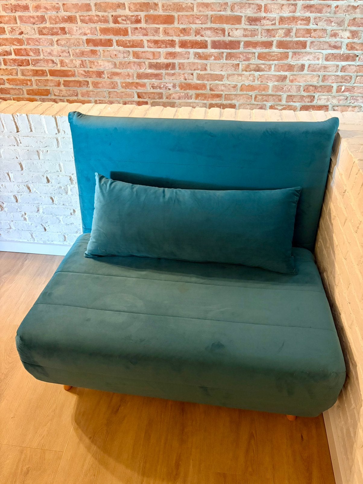 Zetelbed maison du monde (nieuwstaat) turquoise, Enlèvement, Comme neuf